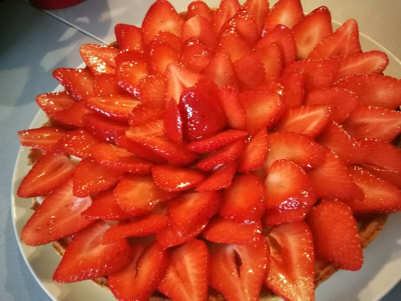 Cliquez pour zoomer ! Tarte aux fraises Thermomix par maudelageB