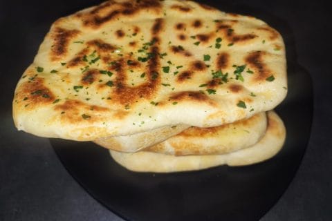Cliquez pour zoomer ! Naans au fromage Thermomix par lauralylou