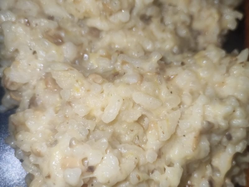 Cliquez pour zoomer ! Risotto champignons et courgettes Thermomix par lauralylou