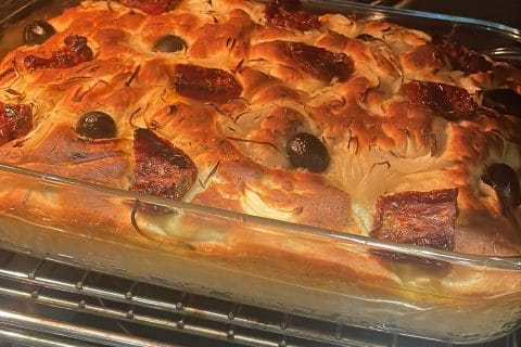 Cliquez pour zoomer ! Focaccia aux oignons Thermomix par WKSD