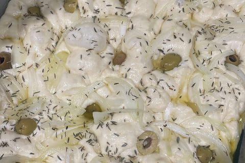 Cliquez pour zoomer ! Focaccia aux oignons Thermomix par WKSD