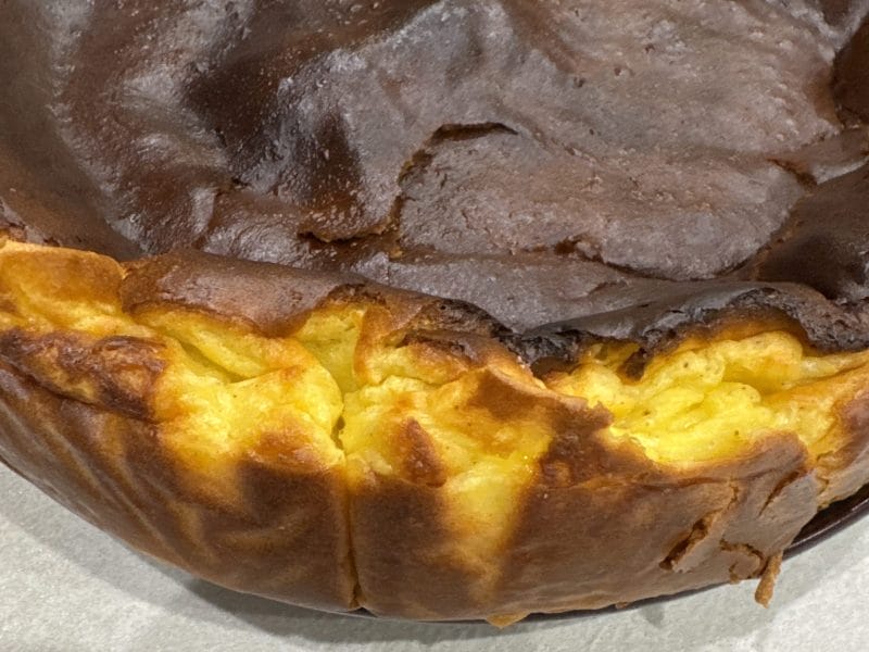 Cliquez pour zoomer ! Cheesecake basque Thermomix par Christine Fassiaux