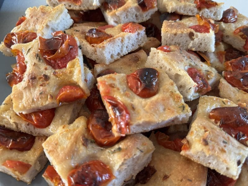 Cliquez pour zoomer ! Focaccia des Pouilles Thermomix par Christine Fassiaux