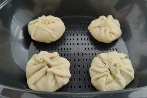 Cliquez pour zoomer ! Wang mandu – petits pains farcis à la vapeur Thermomix par Elodie