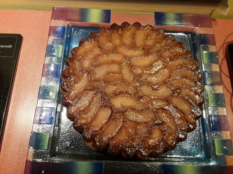Cliquez pour zoomer ! Gâteau renversé aux pommes caramélisées Thermomix par minnienath