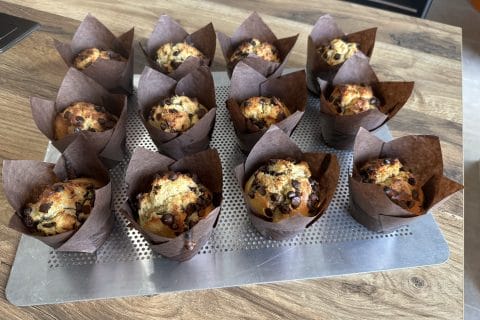 Cliquez pour zoomer ! Muffins choco-amande Thermomix par cha_inked