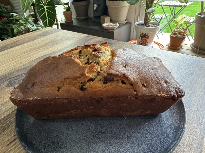 Cliquez pour zoomer ! Cake à la ricotta et aux pépites de chocolat Thermomix par cha_inked