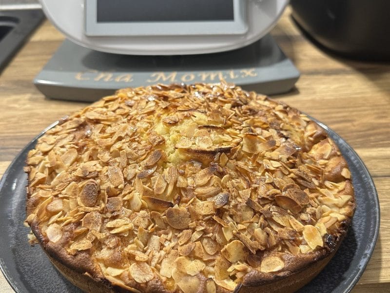 Cliquez pour zoomer ! Gâteau à la semoule et aux pommes Thermomix par cha_inked