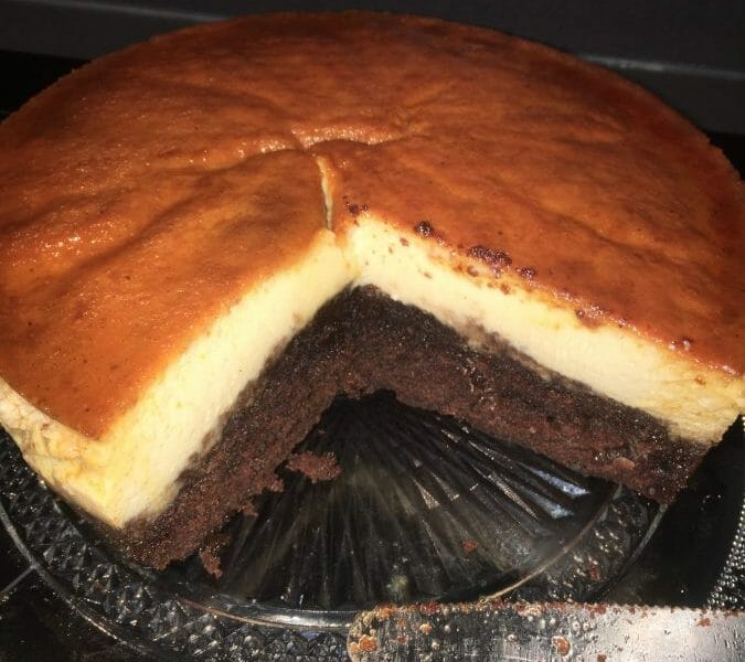 Cliquez pour zoomer ! Chocoflan Thermomix par Nanou2002