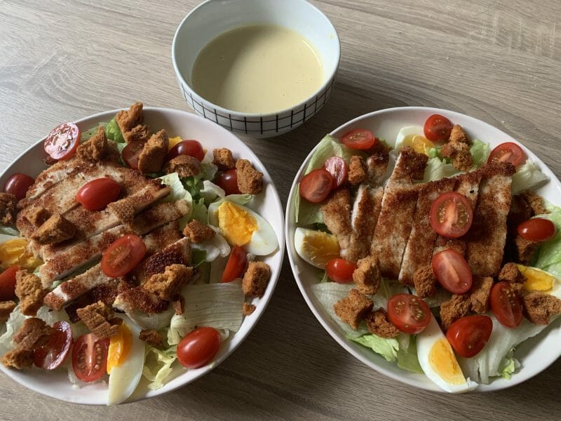 Cliquez pour zoomer ! Salade César Thermomix par cocolard