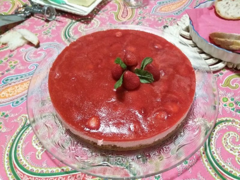 Cliquez pour zoomer ! Bavarois aux fraises Thermomix par Tycia