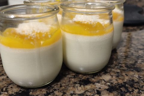 Cliquez pour zoomer ! Panna cotta coco mangue Thermomix par deca40