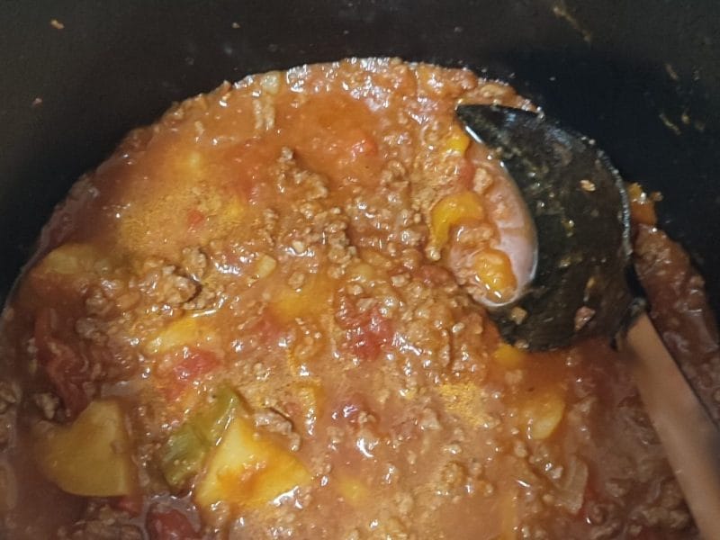 Cliquez pour zoomer ! Boeuf aux poivrons et pommes de terre Thermomix par deca40