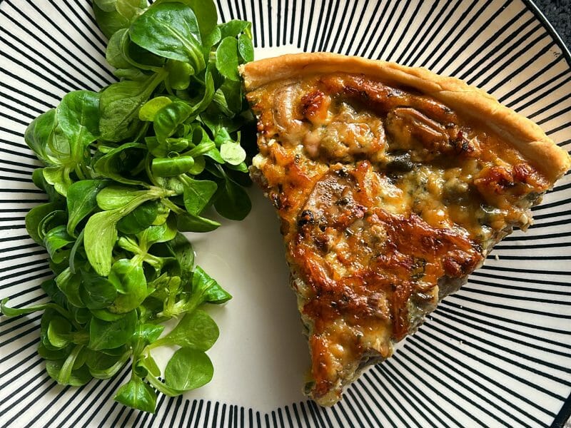Cliquez pour zoomer ! Tarte champignons et lardons Thermomix par margotrose