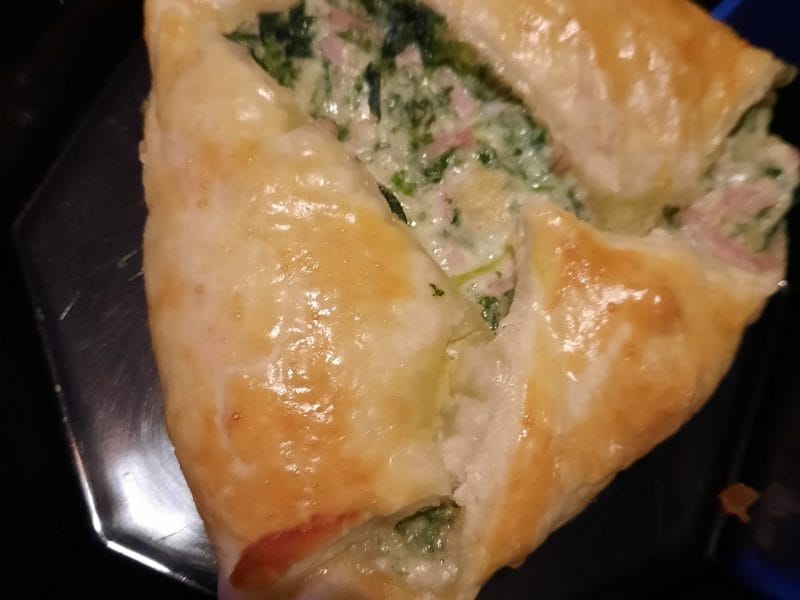 Cliquez pour zoomer ! Paniers feuilletés épinards et jambon Thermomix par uleis
