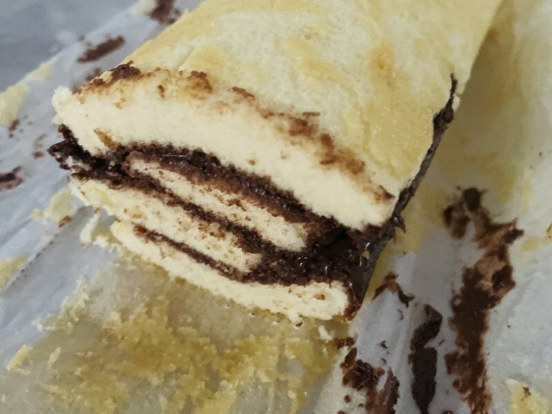 Cliquez pour zoomer ! Roulé au nutella Thermomix par Dory 30