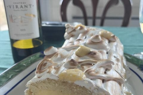 Cliquez pour zoomer ! Bûche au citron meringuée Thermomix par melinananas