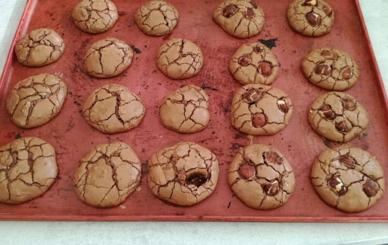 Cliquez pour zoomer ! Cookies brownies Thermomix par Cocomel