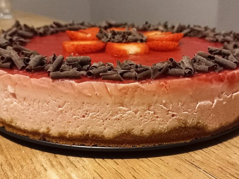 Cliquez pour zoomer ! Bavarois aux fraises Thermomix par nanou79600