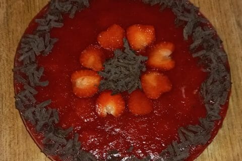 Cliquez pour zoomer ! Bavarois aux fraises Thermomix par nanou79600