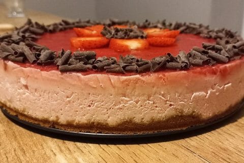 Cliquez pour zoomer ! Bavarois aux fraises Thermomix par nanou79600