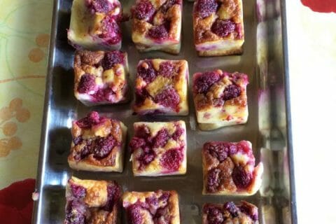 Cliquez pour zoomer ! Clafoutis aux framboises au Thermomix