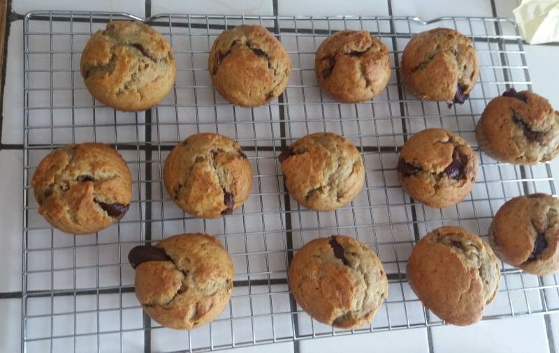 Cliquez pour zoomer ! Muffins à la banane Thermomix par Vixounette