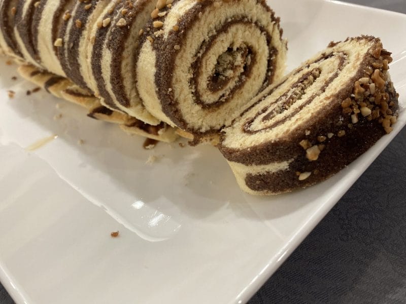 Cliquez pour zoomer ! Roulé au nutella Thermomix par mina006