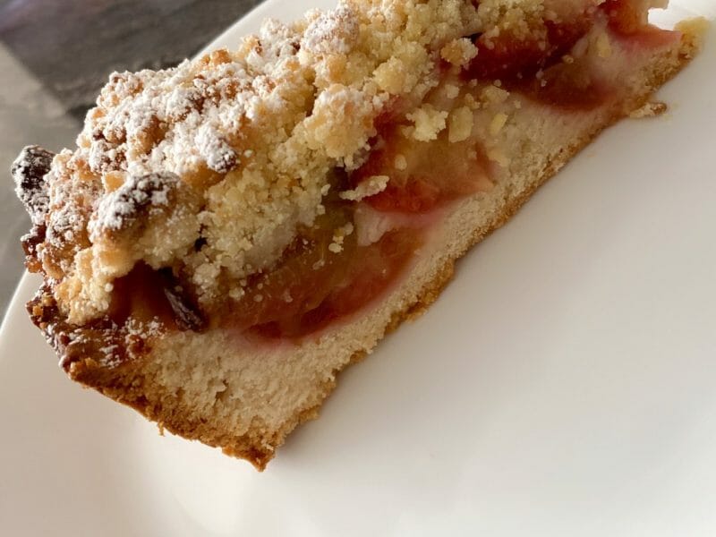 Cliquez pour zoomer ! Crumb cake aux prunes Thermomix par aysou