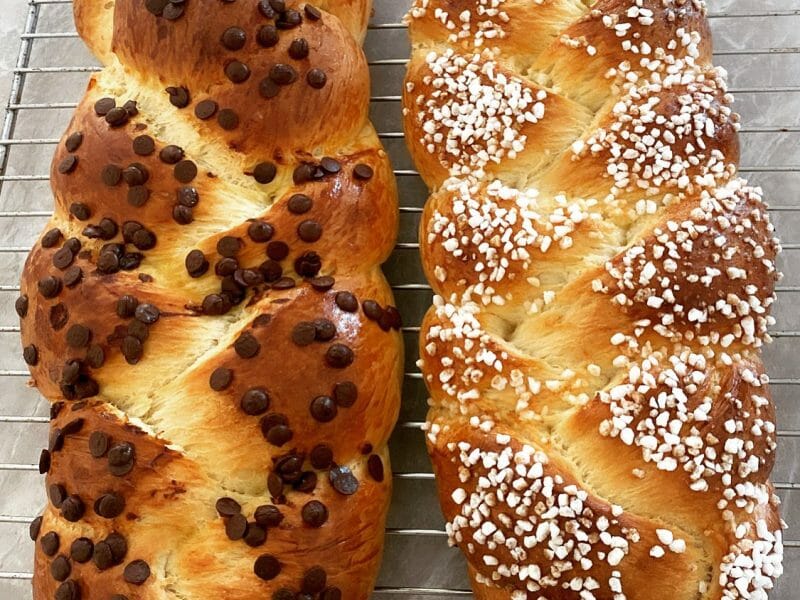 Cliquez pour zoomer ! Brioche tressée à la mie filante Thermomix par aysou