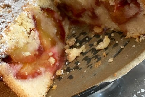 Cliquez pour zoomer ! Crumb cake aux prunes Thermomix par aysou