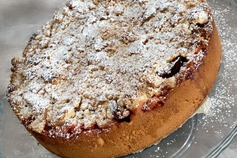 Cliquez pour zoomer ! Crumb cake aux prunes Thermomix par aysou