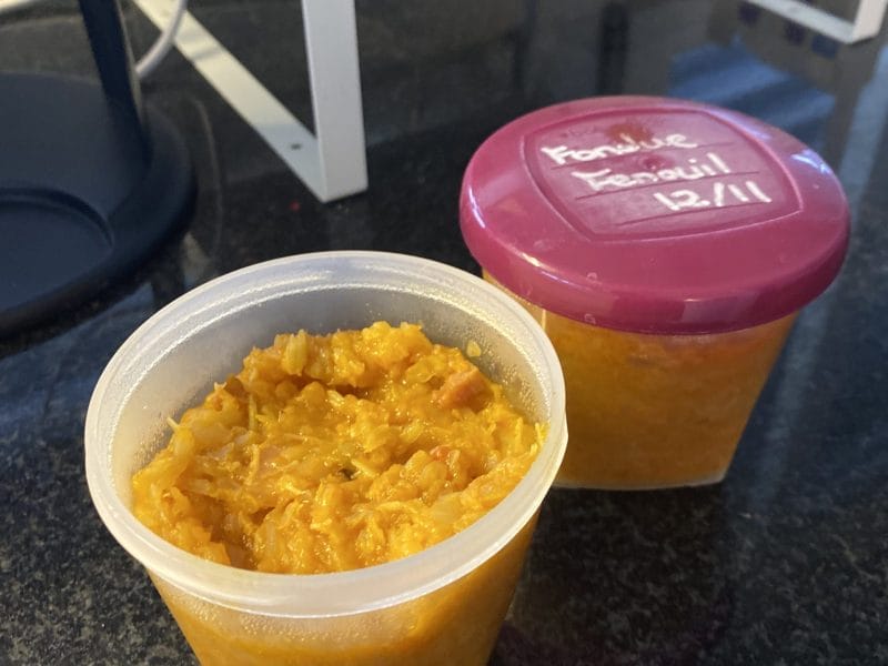 Cliquez pour zoomer ! Fondue de fenouil au chorizo Thermomix par gwadolina