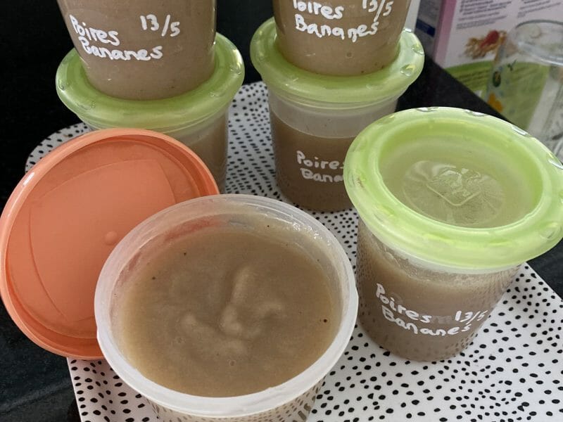 Cliquez pour zoomer ! Compote poires et bananes Thermomix par gwadolina