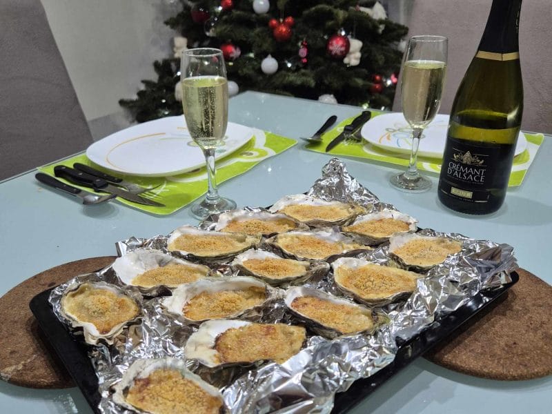 Cliquez pour zoomer ! Huîtres gratinées au champagne et parmesan Thermomix par dou57