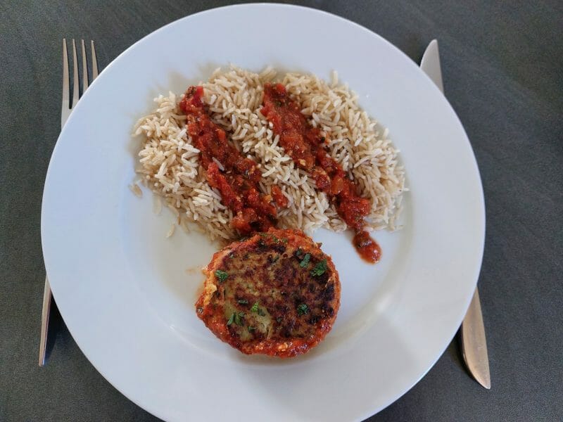 Cliquez pour zoomer ! Croquettes de cabillaud à la sauce tomate Thermomix par angie2950