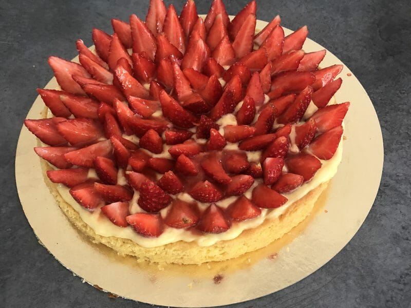 Cliquez pour zoomer ! Tarte aux fraises Thermomix par pomepome