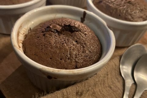 Cliquez pour zoomer ! Ramequins fondants au chocolat Thermomix par julie