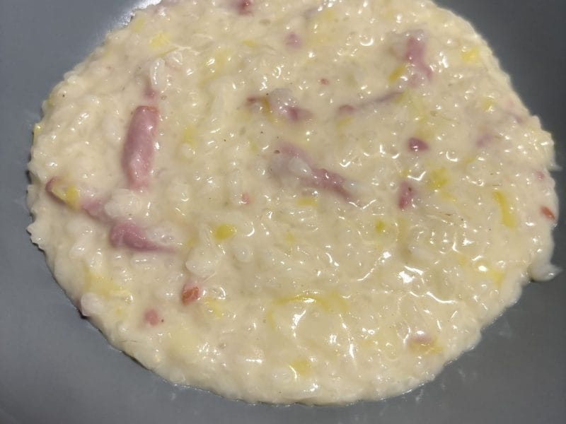 Cliquez pour zoomer ! Risotto poireaux et lardons Thermomix par tiffany_144