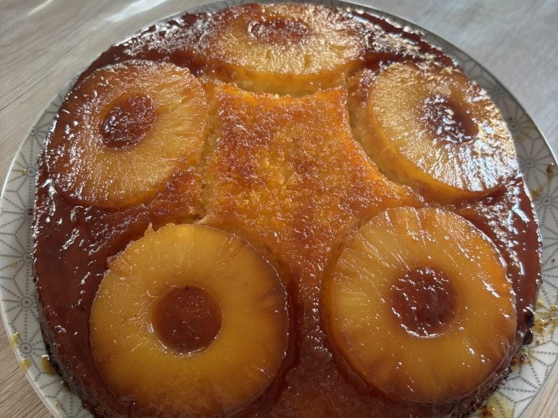 Cliquez pour zoomer ! Gâteau renversé à l’ananas Thermomix par tiffany_144
