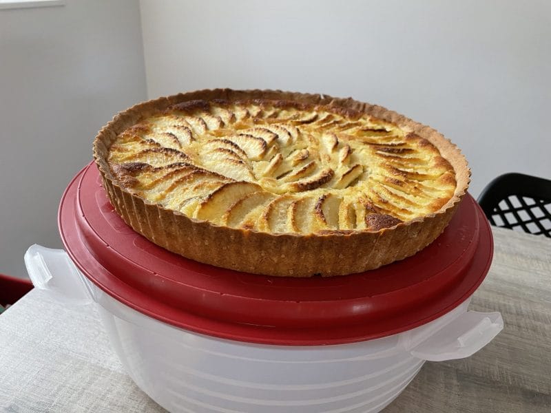 Cliquez pour zoomer ! Tarte normande aux pommes Thermomix par Milouch