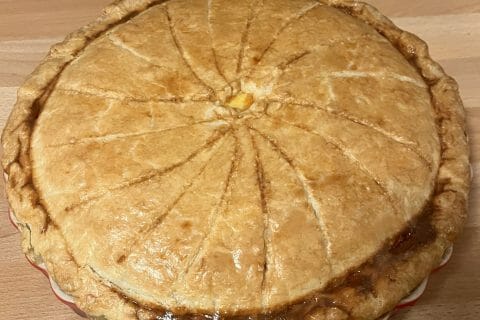 Cliquez pour zoomer ! Tourte aux poireaux et au saumon fumé Thermomix par PV