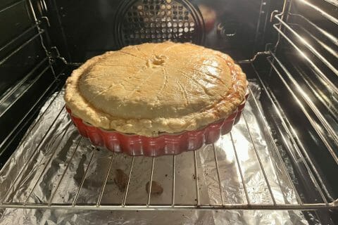 Cliquez pour zoomer ! Tourte aux poireaux et au saumon fumé Thermomix par PV