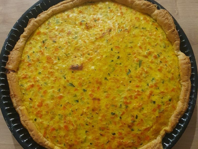 Cliquez pour zoomer ! Tarte courgettes et carottes Thermomix par Marinette63