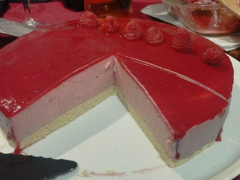 Cliquez pour zoomer ! Bavarois aux framboises Thermomix par cess_4