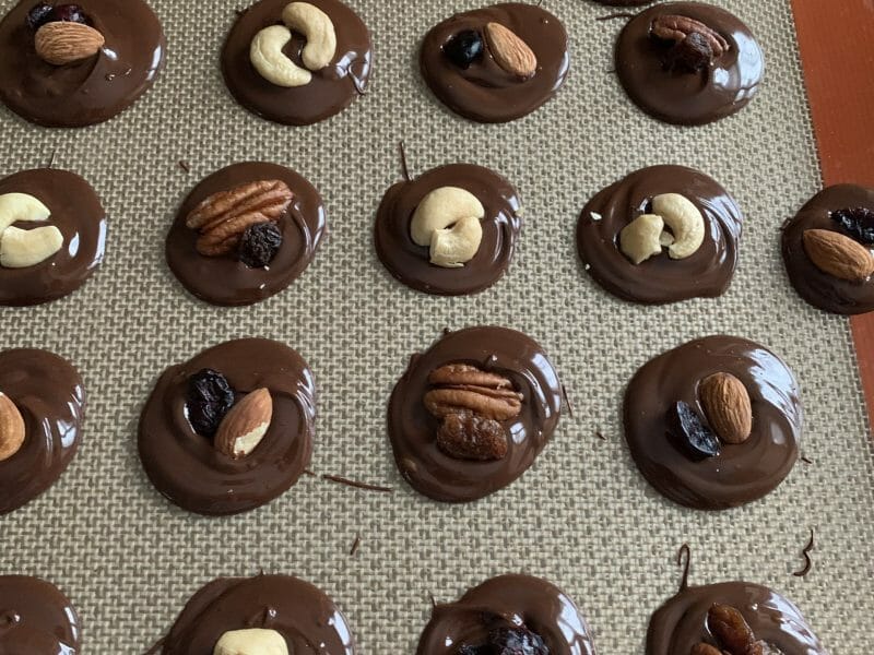 Cliquez pour zoomer ! Mendiants au chocolat Thermomix par otimee57