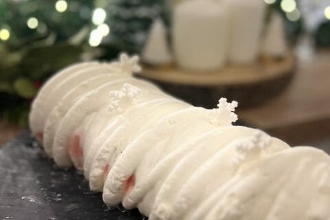 Cliquez pour zoomer ! Bûche citron et framboises Thermomix par Lmc14