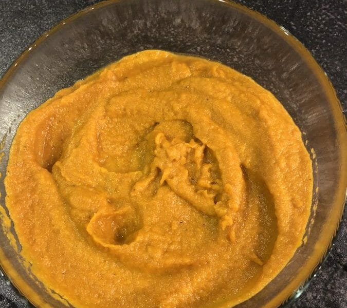 Cliquez pour zoomer ! Purée de patates douces Thermomix par mmarie1379