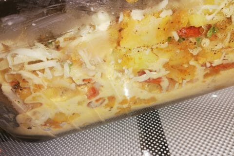 Cliquez pour zoomer ! Gratin de pommes de terre au chorizo Thermomix par Sonia235