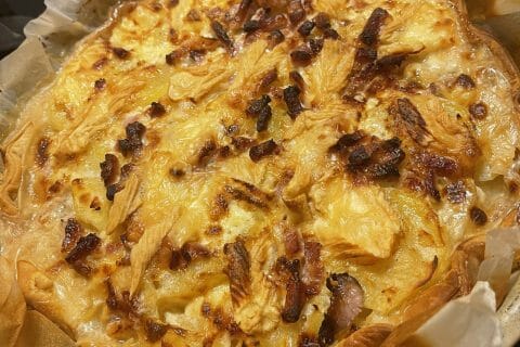 Cliquez pour zoomer ! Tarte aux pommes de terre et lardons Thermomix par fannyd08